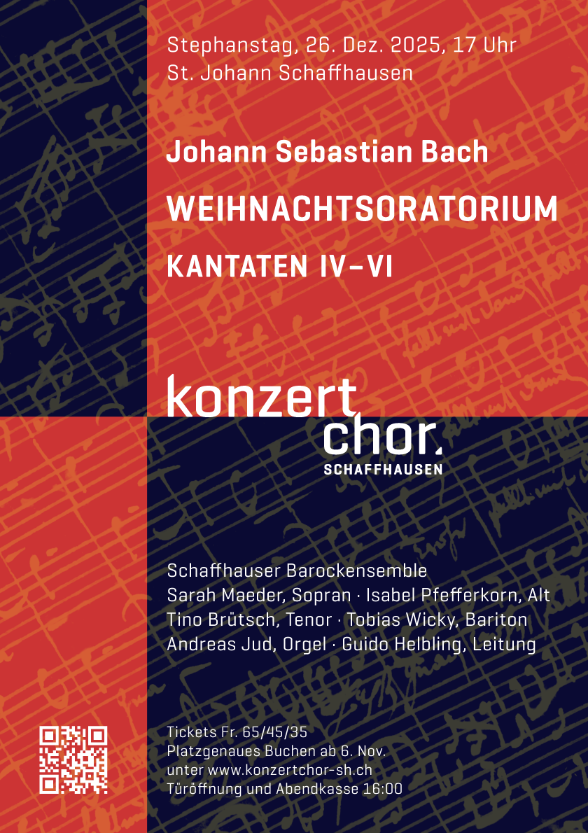 Plakat Weinnachtsoratorium